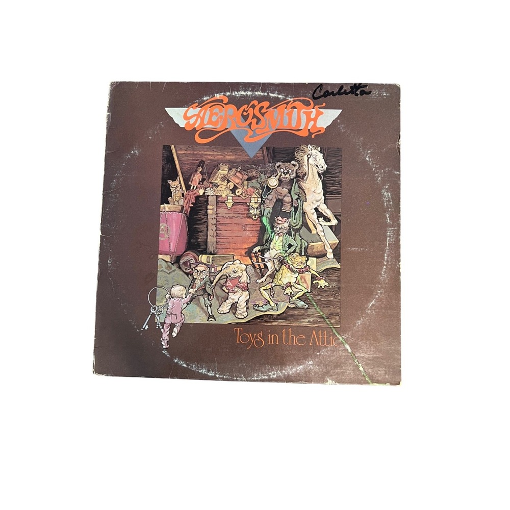Aerosmith Toys in the Attic Vinyl LP 1975 Columbia PC 33479 Hard Rock Record